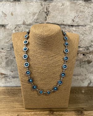 Light Blue Hematite Necklace