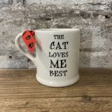 The Cat Loves Me Best Mug