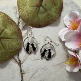 Cats On The Moon Earrings