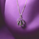 Cats On The Moon Necklace