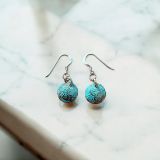 Copper Small Circle Earrings