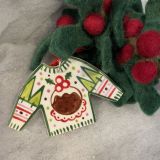 Ceramic Christmas Jumper Decoration