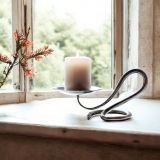 Hand Forged Single Round Candlestick