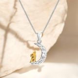 Hare On The Moon Necklace