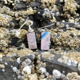 Multicolour Dichroic Glass Earrings