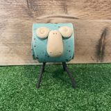 Ceramic Turquoise Ram Ornament