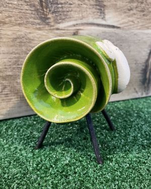 Ceramic Green Ram Ornament