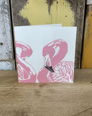 Flamingos Card