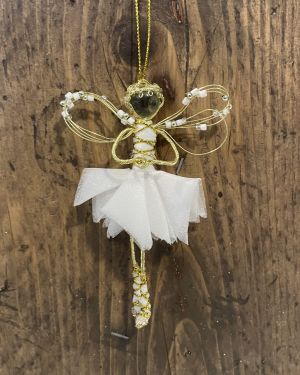 White And Gold Mini Fairy
