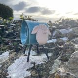 Ceramic Blue Sheep Ornament