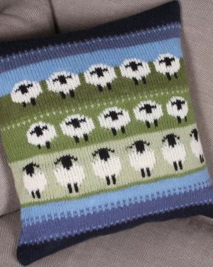 Flock Of Sheep Cushion