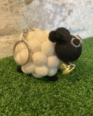 Tessa The Bobbly Sheep Keyring