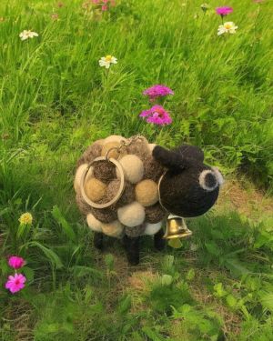 Helen The Bobbly Sheep Keyring