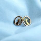 Rabbit And The Moon Studs
