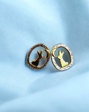 Rabbit And The Moon Studs