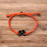 Orange Bike Bracelet