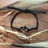 Black Bike Bracelet