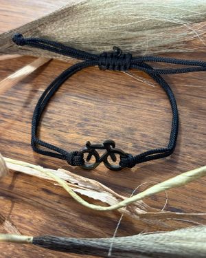 Black Bike Bracelet