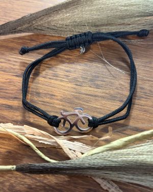Silver Bike Bracelet