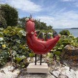Large Ceramic Red Dragon