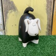 Ceramic Black Dog