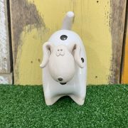 Ceramic White Dog