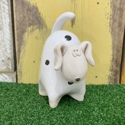 Ceramic White Dog