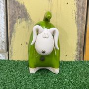 Ceramic Green Dog