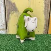 Ceramic Green Dog