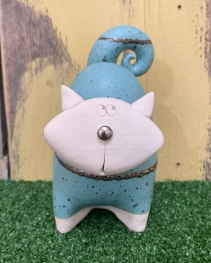 Ceramic Blue Cat