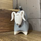 Ceramic Grey Dog