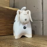 Ceramic White Dog