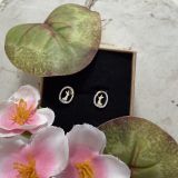 Rabbit And The Moon Studs
