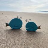 Ceramic Turquoise Whales