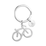 Silver Bike Keyring