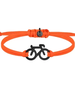 Orange Bike Bracelet