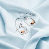 Heart Frame Earrings