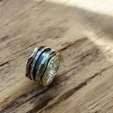 Wave Spinner Ring