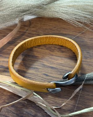 Tan Retro Leather Bracelet