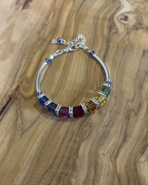 Multicolour Crystal Bracelet