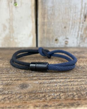 Black And Blue Rope Bracelet