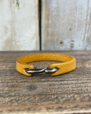 Tan Retro Leather Bracelet
