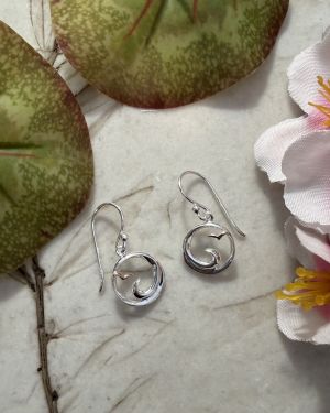 Bird And The Wave Earrings