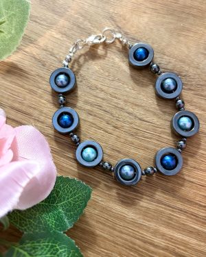 Blue Hematite Bracelet
