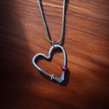 Pink Heart Necklace