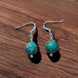 Green Jasper Earrings