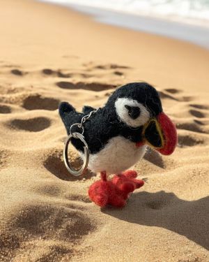 Paul The Puffin Keyring