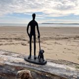 Dog And Their Owner Figure