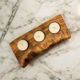 Olivewood Tealight Holder