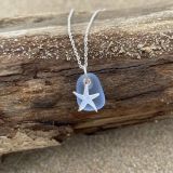 Lilac Sea Glass Necklace